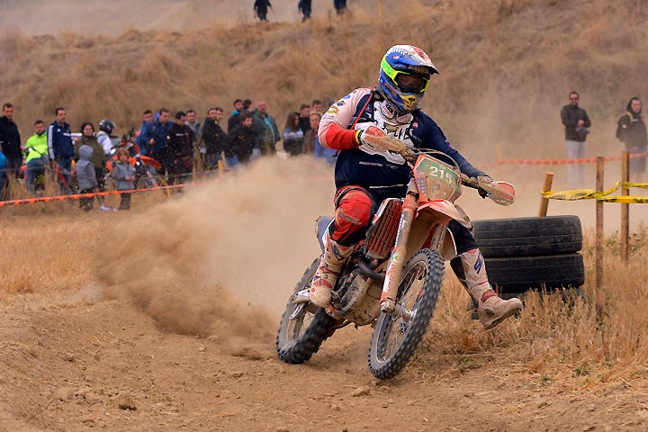 Thanks to the consistent riding of Steward Baylor Jr., Team USA edged into third place in the Junior World Trophy standings during Day 2 of the 2016 ISDE. PHOTO BY MARK KARIYA.