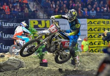 Colton Haaker finished second at the Everett round, and maintains a 10-point lead in the series standings with two rounds remaining. PHOTO COURTESY OF HUSQVARNA MOTORCYCLES GmbH.