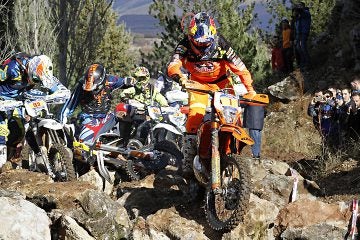 Red Bull KTM's Alfredo Gomez had a great Sunday at the Hixpania Hard Enduro in his native Spain, claiming the overall event win. PHOTOS COURTESY OF KTM SPORTMOTORCYCLES GmbH.