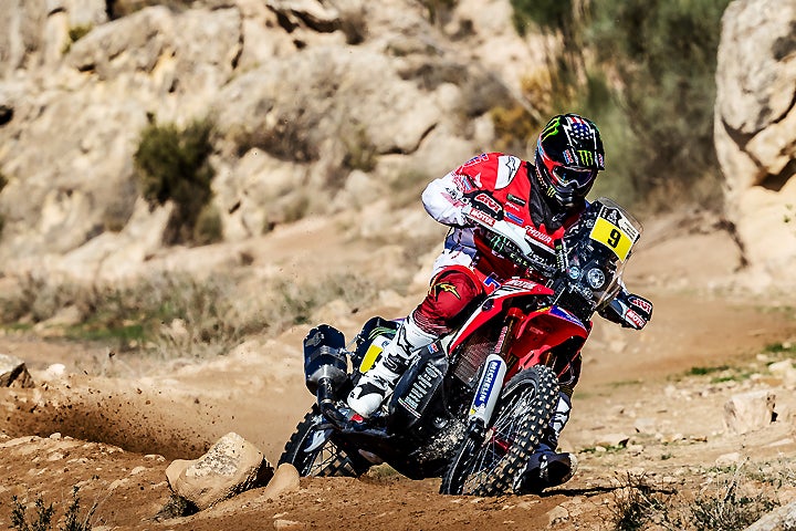 Of course, American rally star Ricky Brabec made our list! PHOTOGRAPHY BY MONSTER ENERGY HONDA TEAM. 