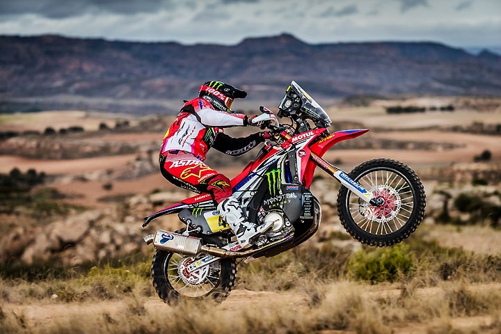 After an impressive rookie year, Honda promoted young Kevin Benavides to a full factory ride. PHOTOGRAPHY BY MONSTER ENERGY HONDA TEAM.