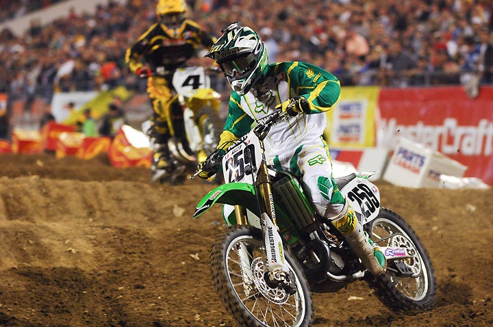 An injury plagued career is the only thing that stopped James Stewart from finishing higher on our list. The naturally gifted Stewart is one of the most spectacular riders in AMA Supercross history.