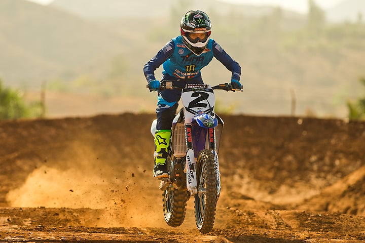 The X Factor: Cooper Webb's 450 rides have been impressive. Riding alongside veteran Chad Reed on the factory Yamaha squad, the reigning 250cc SX West Champion could be a threat for race wins and a factor in the championship chase. PHOTO BY STEVE COX.