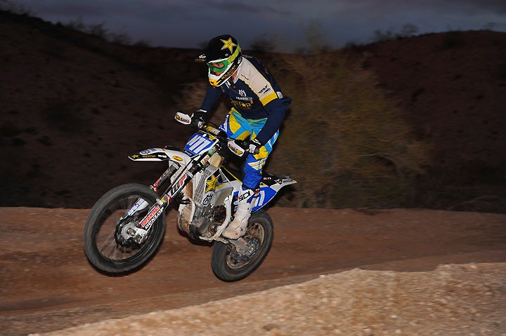 Jacob Argubright got the new season off to a ripping start, leading Parker from start to finish. He plans to solo all four BITD races this year as a way to train for Hare & Hound Nationals and also to get accustomed to long days in the saddle at rallies. PHOTO BY MARK KARIYA.