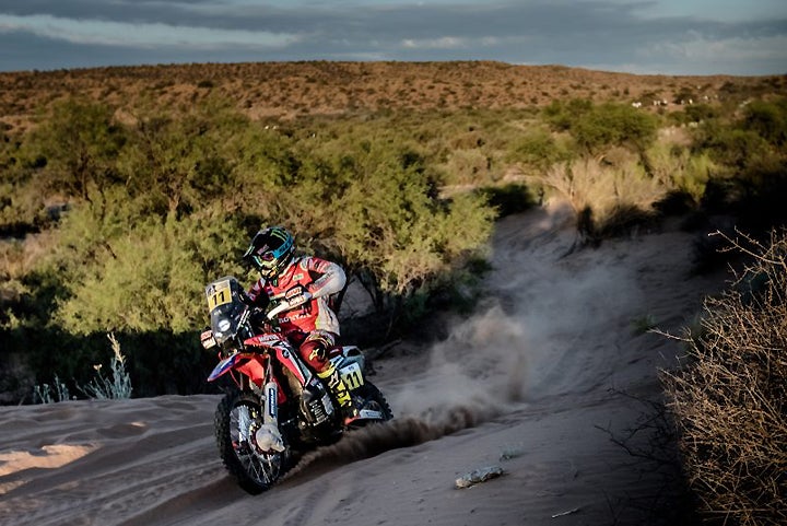 Joan Barreda won five of the 10 stages run in the 2017 Dakar Rally, but he was struck by more bad luck, incurring a time penalty in Stage 4 that cost him his chance for the overall win.