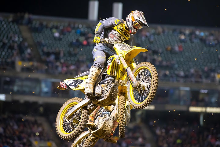 Broc Tickle is still hunting for a podium finish for the RCH/Yoshimura/Suzuki team as the Monster Energy AMA Supercross Series rolls into AT&T Stadium in Arlington, Texas, February 11.
