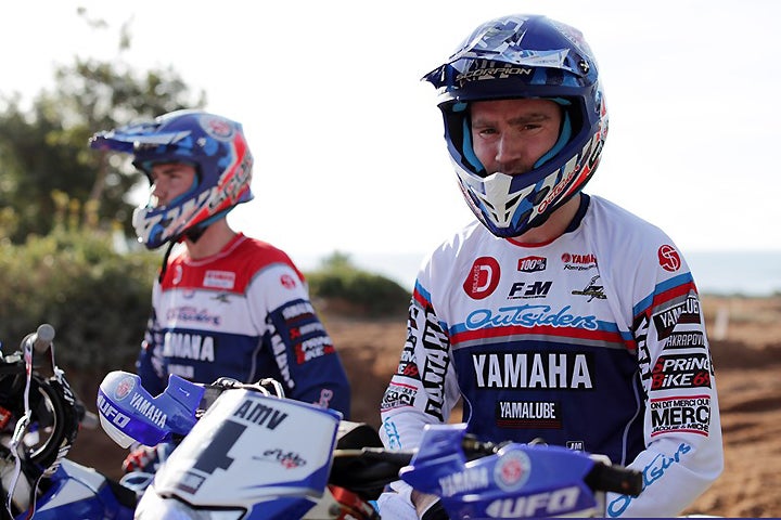 Jamie McCanney (left) an Loic Larrieu will make up two thirds of Yamaha's World Championship Enduro squad in 2017. Not shown is newcomer Mikael Persson. PHOTO COURTESY OF YAMAHA MOTOR EUROPE N.V.