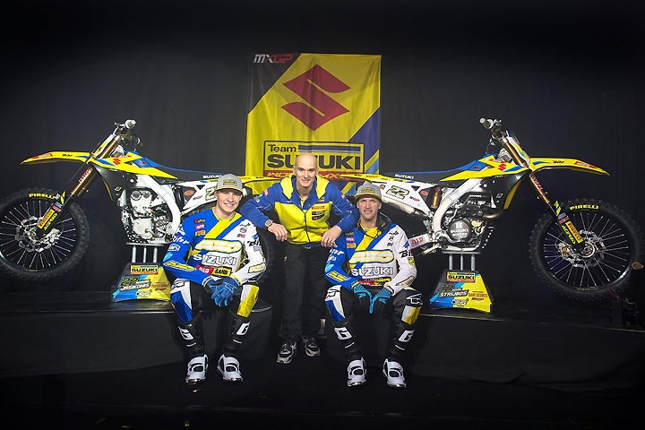 (Left to right) Arminas Jaskonis, Stefan Everts, Kevin Strijbos.